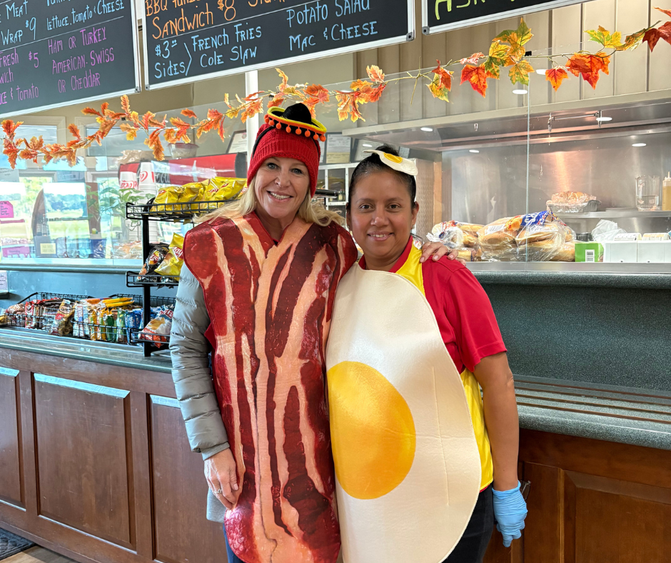 Old South 34th Anniversary Golf Tournament - our food and beverage team all dressed up for Halloween.
