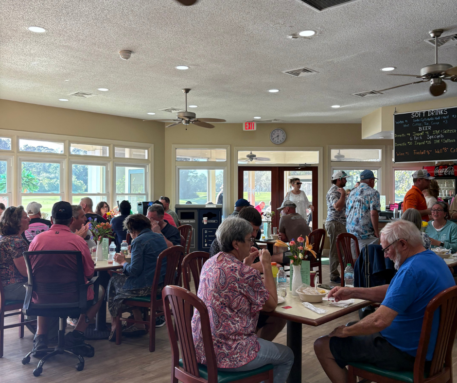 Saturday night Lowcountry Boil for the World League FlingGolf Lowcountry Open near Hilton Head Island.