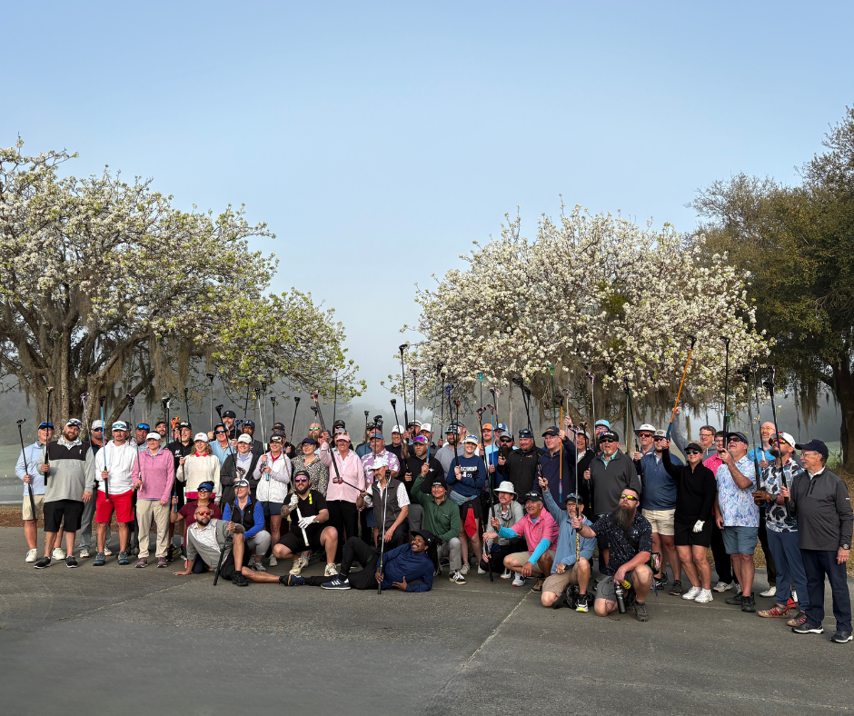 FlingGolf players at Old South Golf Links near Hilton Head Island.