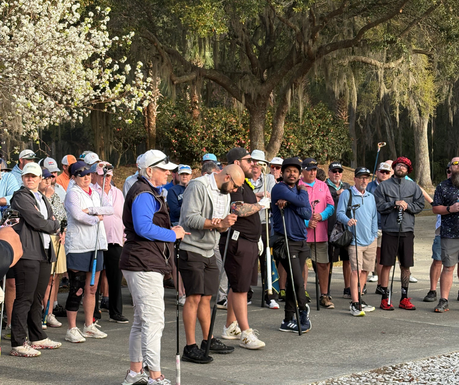 FlingGolf players at Old South Golf Links near Hilton Head Island.