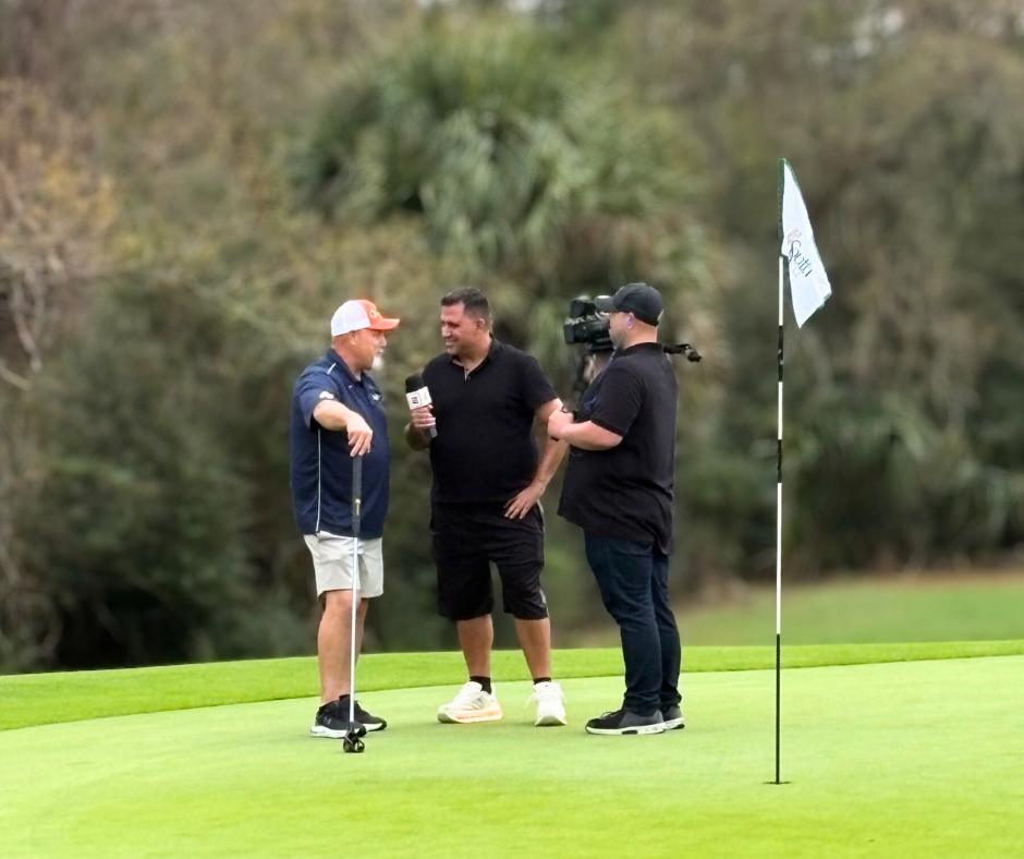 Jeff Harvey ESPN interview after Masters Division win at the Lowcountry Open at Old South Golf Links.